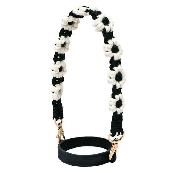 Stylish Water Bottle Cover Handle Strap Floral Sling Holder Lanyard Compatible with 16 to 40oz Bottles for Hydration Accessories