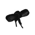 thumbnail image 2 of INSPIRE CHIC Women's Wide Ribbon Shoe Laces Flat Velvet Shoelaces Strings Black 120cm/47", 2 of 6