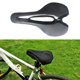 thumbnail image 3 of Sillín de bicicleta Kusrkot Universal de cuero negro con absorción de impactos, 3 of 7