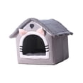 thumbnail image 2 of Cama para Gatos, Nido para Gatos, extraíble, Lavable, Nido para Gatos semicerrado para Dormir, Tienda para Gatos autocalentable, Cueva para Cachorros M, 2 of 8