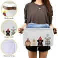 thumbnail image 7 of FREEAMG Smiling Small Dogs with Party Hat Storage Bin for Toy Storage Basket Dirty Clothes Sundries Office Home Closet Organizer Waterproof Laundry Basket, 1 PCS, 7 of 7