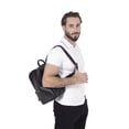 thumbnail image 3 of Mochila Backpack Boroni Color Negro Con Correas Ajustables, 3 of 7