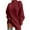 Wine, variant on Women's Fall Winter Oversize Pullover High Neck Loose Fit Long Sleeve Sweater Dress, Casual Knit Dress for Women, Warm and Comfortable Everyday Wear,Black,L