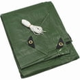 thumbnail image 1 of 12' x 14' Olive Green Poly Tarpaulin, 1 of 1