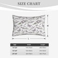 thumbnail image 4 of Lsque Lavender And Butterfly Pattern Pillow Case – Soft & Cozy Throw Pillow Cover, Hypoallergenic Cushion Case for Sleeping Women with Envelope Closure-20"x30", 4 of 6