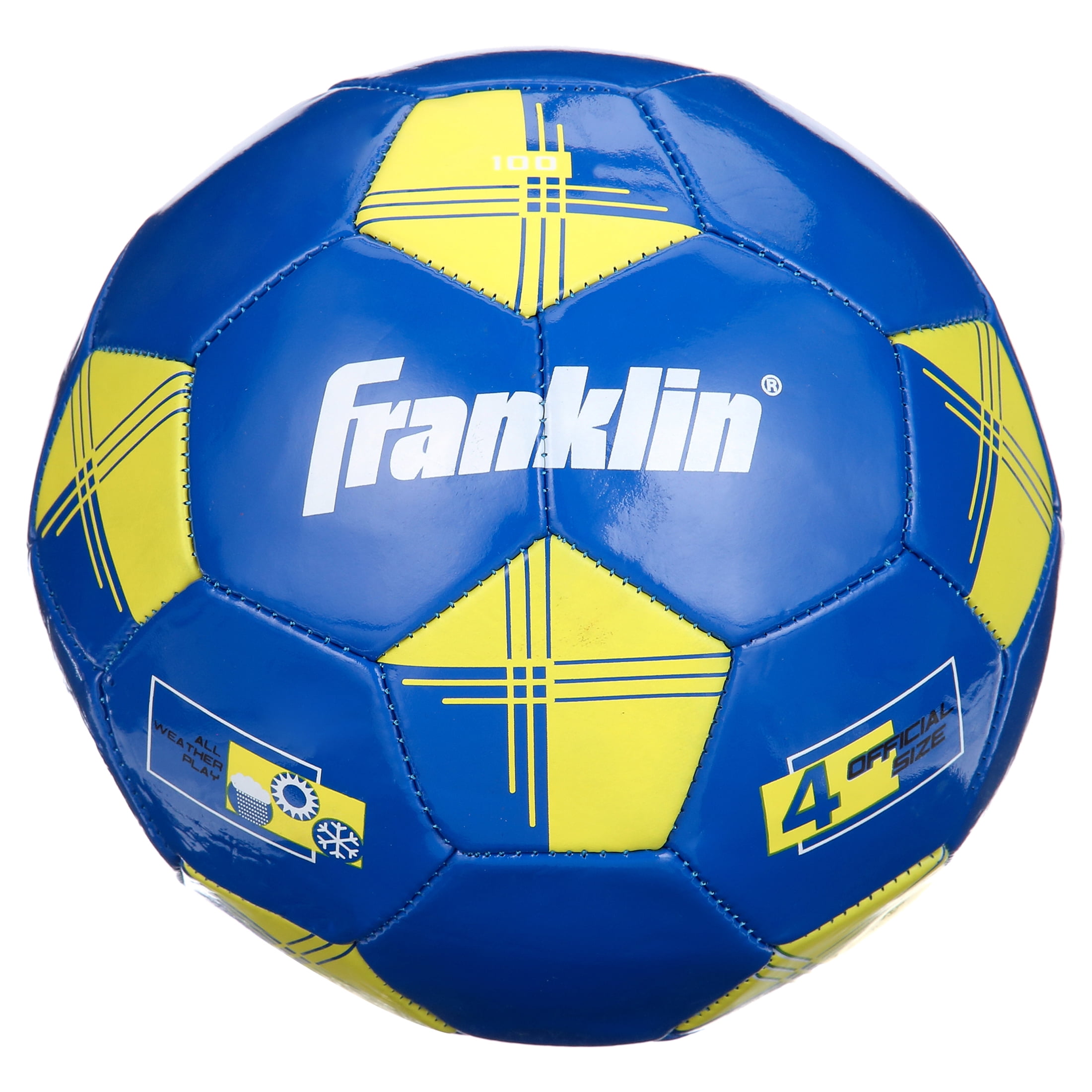 Franklin Sports Soccer Balls + Pump Set - (12) Size 4 Balls