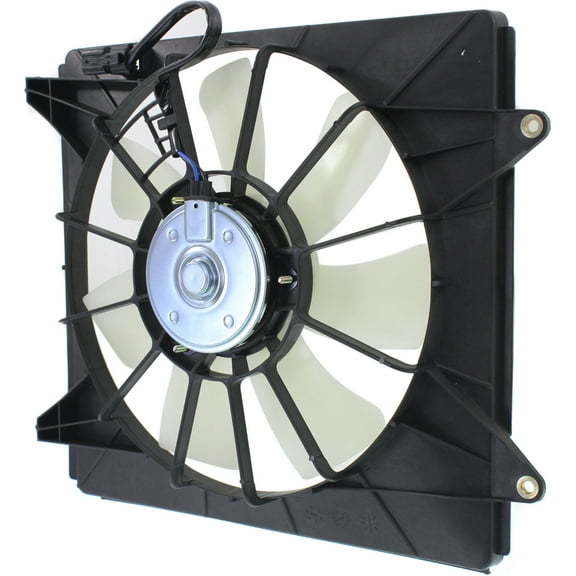 Cooling Fan Assembly Compatible with HONDA ACCORD 2008-2012/TSX 2009-2014 RH 4 Cyl Engine Denso Brand Coupe/Sedan/Wagon