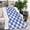 Blue and White, variant on Blue and White Checkered Pattern Blanket,Comfortable Soft Flannel Throw Blanket,All Season,Warm Lightweight Blankets for Sofa Bed Couch Living Room Chair,30"x40"