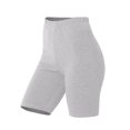 thumbnail image 3 of Lroveb Yoga Shorts for Women Plus Size, High Waisted Athletic Workout Shorts, Womens Comfy Elastic Band Solid Active Shorts Pants Color Grey, 3 of 3