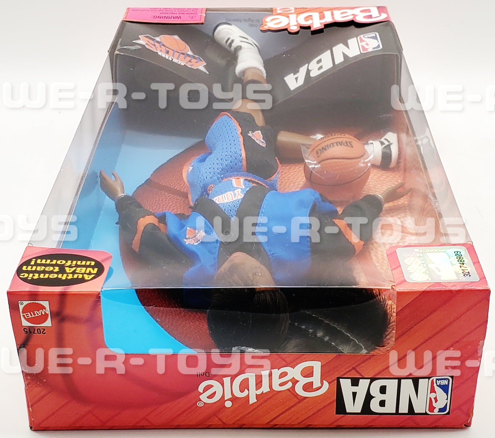 Barbie NBA New York Knicks Doll 1998 Mattel No. 20715 NRFB