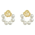 thumbnail image 1 of Pendientes de botón Retro Moda Vintage Geométrico para niñas Regalo Zulema Aretes, 1 of 8