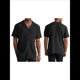 thumbnail image 2 of Camisa de Punto para Hombre, de Corta, , con Botones, para Vacaciones en la Playa, Informal, A Rayas, para Verano. Negro XL, 2 of 7