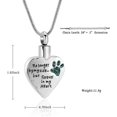 thumbnail image 2 of Birthstone Pet Cremation Jewelry for Ashes Pendant Paw Print Pet Heart Urn Necklace Memorial Keepsake Jewelry for Pet/Dog's/Cat's Ashes, 2 of 7