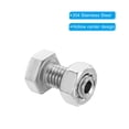 thumbnail image 4 of Uxcell M8x16mm Hollow External Hexagon Screw Cylindrical Lamp Threading Screws Through Hole Bolt with Nut 3 Set, 4 of 6
