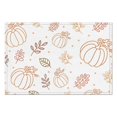 thumbnail image 3 of Sets de Table Feuille d'Érable Citrouille pour Cuisine 4 Pcs Récolte de l'Action de Grâce Automne Résistants à la Chaleur 12 X 18 Pouces pour Table de Cuisine, 3 of 5