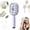 Purple, variant on 2026 New Rechargeable Electric Steam Hair Straightener Brush, Anti-Static Detangling Comb Reduces Frizz and Nourishes Hair,white