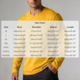 thumbnail image 2 of TKKCS Mens Cotton Long Sleeve T Shirt Regular Fit Casual Wear Lightweight Crew Neck Base Layer Shirt Yellow M, 2 of 5