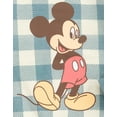 thumbnail image 4 of Disney Mickey Mouse Fleece Sweatshirt and Jogger Pants Outfit Set Buffalo Plaid Newborn to Toddler, 4 of 5