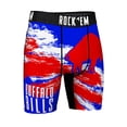 thumbnail image 4 of Men's Rock Em Socks  Buffalo Bills Gridiron Classic Paint Boxer Briefs, 4 of 4