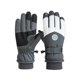 thumbnail image 1 of Monstrate Guantes de ciclismo para hombre Guantes de invierno impermeables con pantalla táctil sensible Guantes de invierno para hombres guantes y mitones gris/blanco-Hombre, 1 of 6