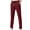 Wine, variant on Men's Casual Pants Slim Fit Straight Leg Elastic Waist Drawstring Pants Lightweight Solid Color Pocket Pants Blue XXXXXL
