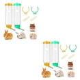 thumbnail image 4 of pitrice 2pcs/set Leak-Proof Small Animal Drinking Bottle Durable And Easy To Bottle For Small Animals yellow and green 2Set, 4 of 6