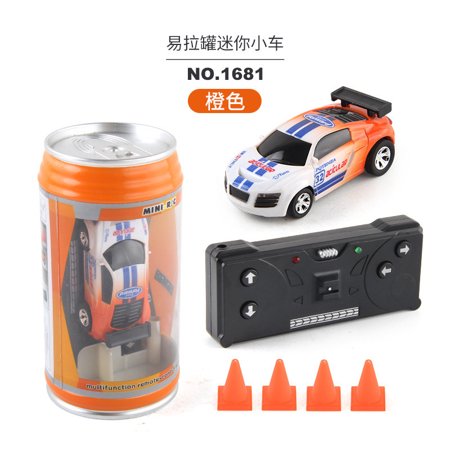 Mini zip-top can RC car toy multistyle creative radio micro racing car electric remote control toy model collection gift for kid