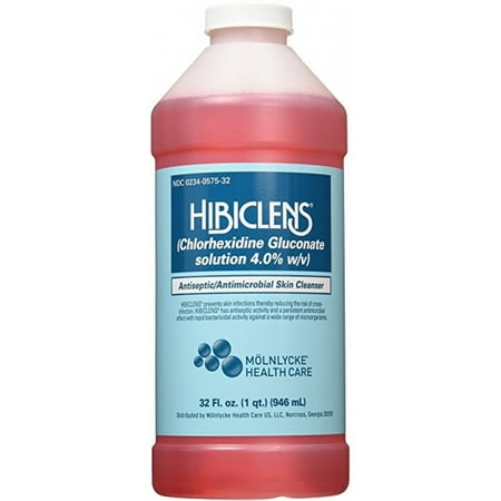 chlorhexidine hibiclens gluconate antiseptic chg scrub cleanser antimicrobial