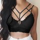thumbnail image 4 of Gibobby Lencería sexy para mujer Día de San Valentín Mujeres Tallas grandes Chaleco Crop Sujetador inalámbrico Lencería Sexy Cuello en V Ropa interior Camisola(Negro, M), 4 of 5