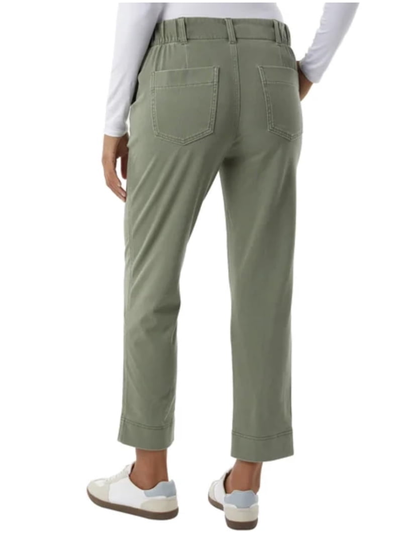 32 Degrees Cool Women's Stretch Twill Ankle Length Cropped Pant