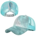 thumbnail image 1 of TOPTIE Womens Cotton Polyester Tie Dye Ponytail Baseball Cap, 1 of 7