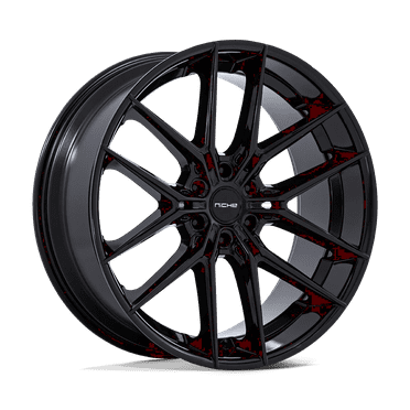 22x9.5 Niche NC280 Prodigy 6 Gloss Black Wheel 6x5.5 (20mm)