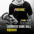 thumbnail image 2 of Pearl LT Textured Lacrosse Balls by Guardian Innovations, 20 Pack - SEI Certified Meet NOCSAE Standards for Games. Official Ball of US Lacrosse, Team USA, and IMLCA - White, 2 of 9