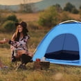 thumbnail image 4 of Hvmvliv Camping Tent Blue Instant Automatic Poped Up 2-Person Lightweight Portable Windproof for Outdoor Backpacking & Family Travel, 4 of 6