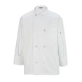 thumbnail image 1 of EDWARDS UNISEX 10 KNOT BUTTON LONG SLEEVE CHEF COAT, 1 of 1
