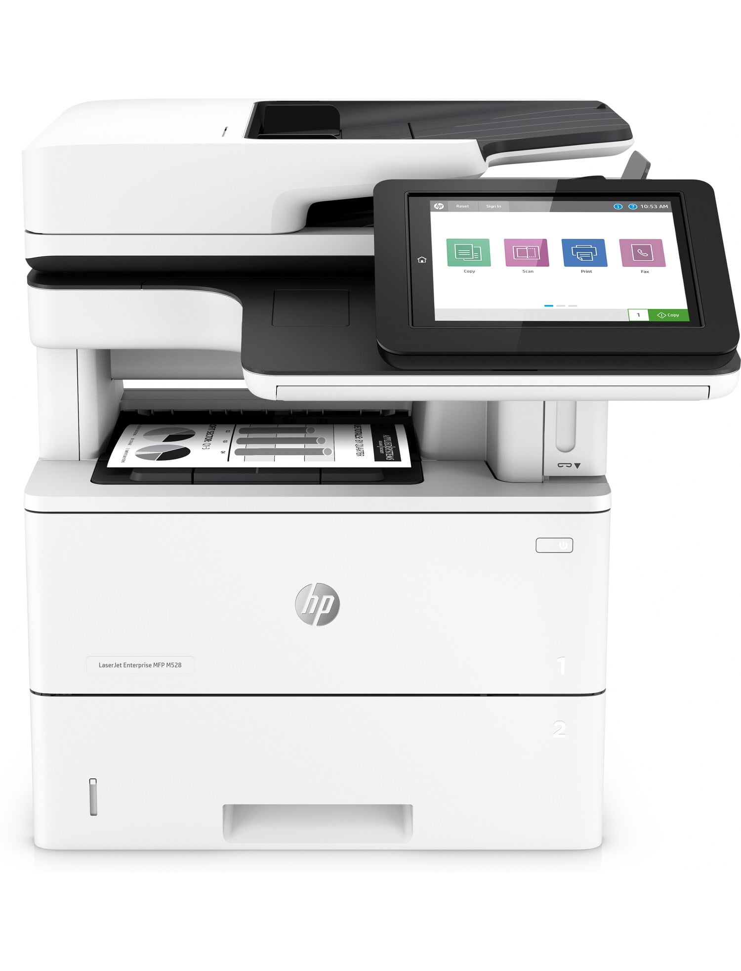 HP LaserJet Enterprise M528dn Copy Machine, Auto Duplex All-in-One