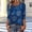 D_ Navy, variant on Women's Crew Neck 3/4 Sleeve T Shirt Autumn Forest Tree Landscape Art Print Casual Loose Vacation Daily Fashion Top Hot Pink M