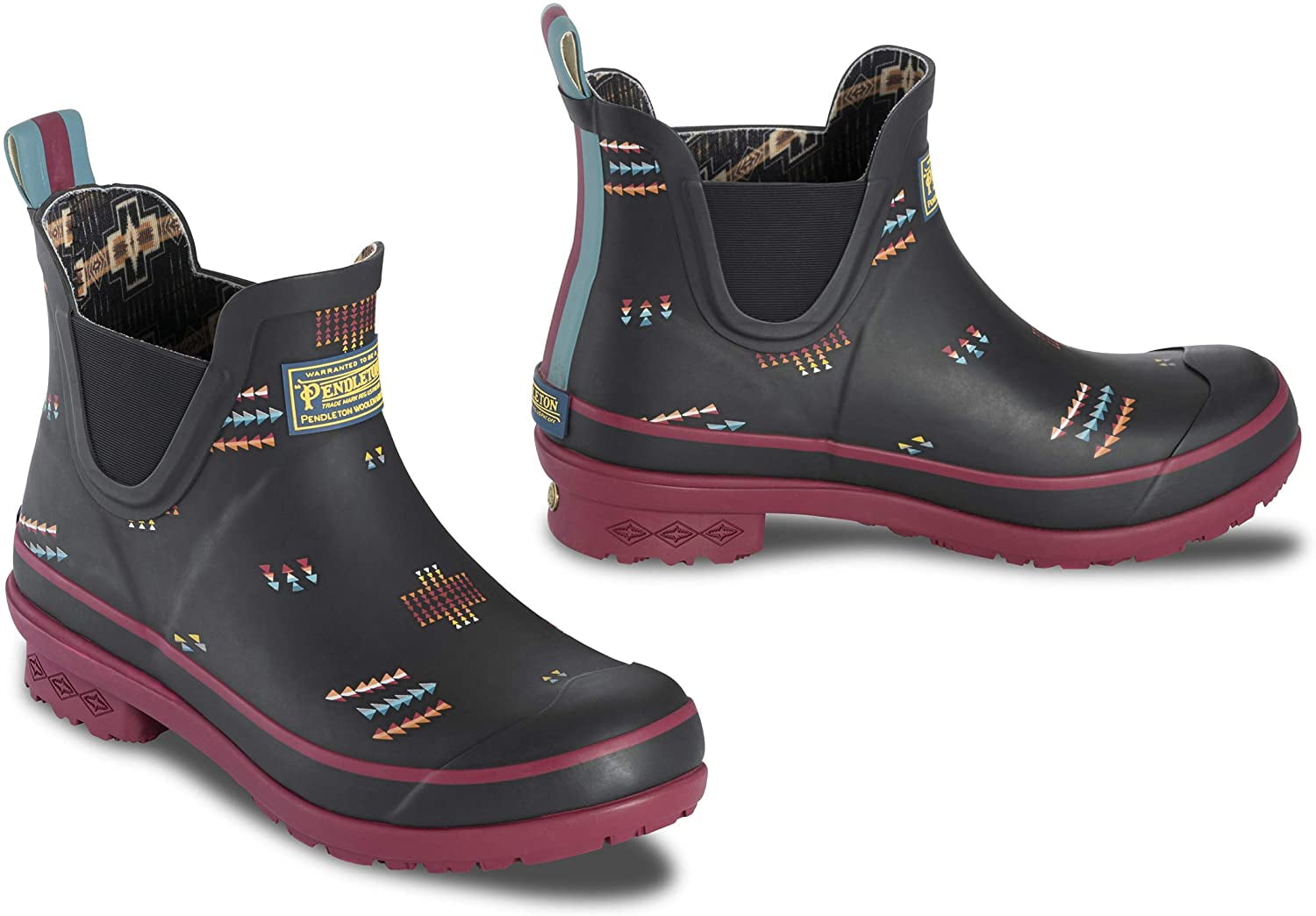 pendleton ladies lined chelsea rain boot