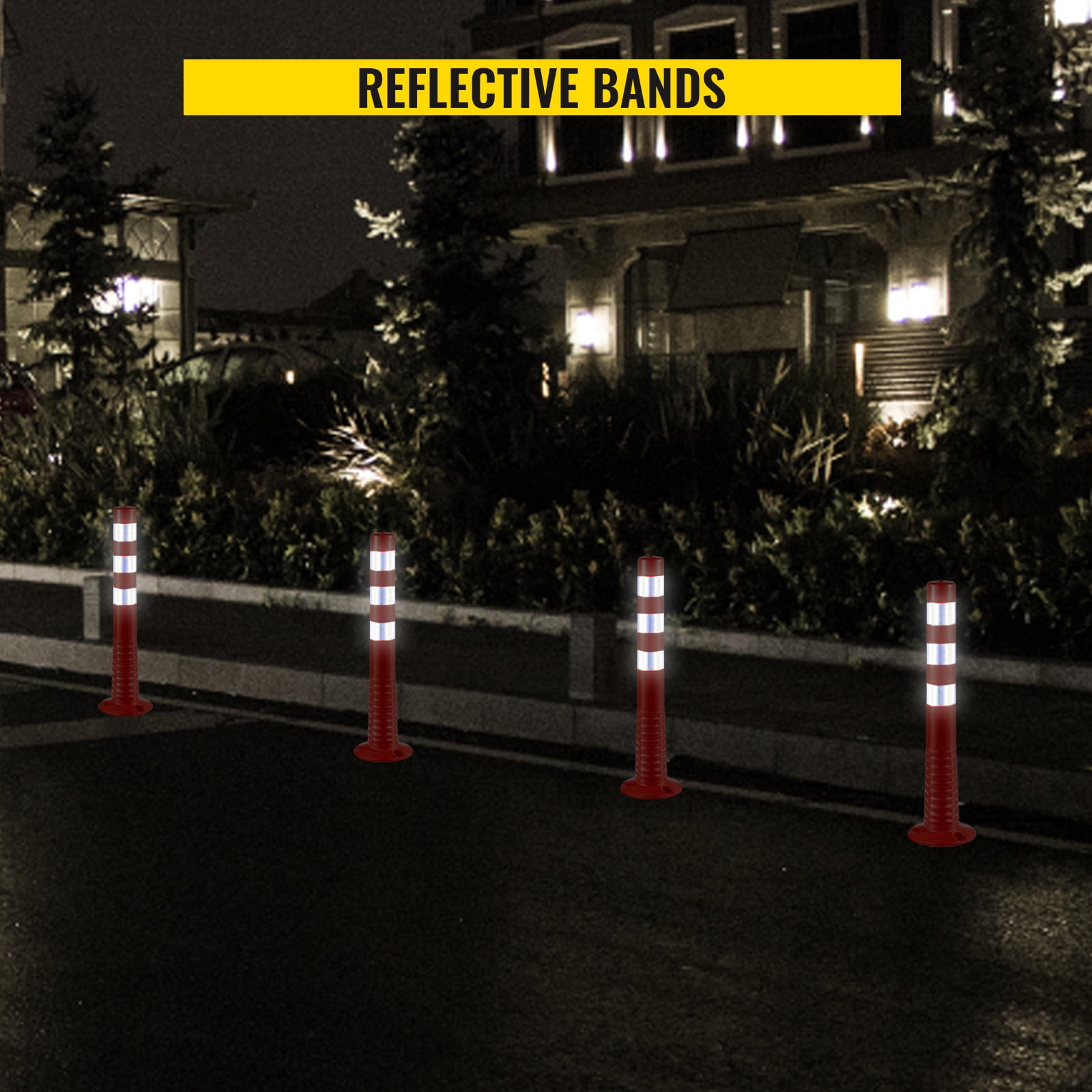 Surface Mounted Reflective Traffic Safety SELF ADHESIVE 5 pack Road Stud 