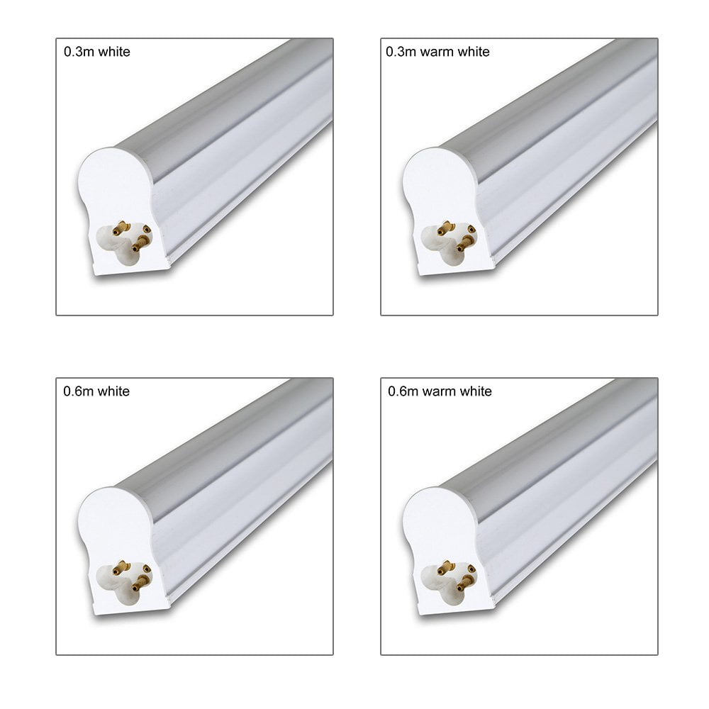 JUNWELL LED Tube T5 Lamp 220V PVC Plastic Fluorescent Light Tube 9W 14W 18W LED Wall Lamp Warm Cold White;LED Tube T5 Lamp 220V Fluorescent Light Tube 9W 14W 18W LED Wall Lamp