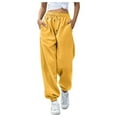 thumbnail image 5 of The plus Size Women's Bottom Sweatpants Joggers Pants Workout High Waisted Yoga Pants With Pockets, 5 of 9