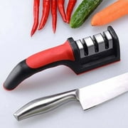 Kitchen Knife Sharpener [3 Stages] Knife and Scissor Sharpener Global Chefs Choice Knife Sharpening System 2021 Works for Ceramic and Steel Knives, Scissors and Lam