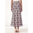 thumbnail image 6 of BTFBM Maxi Skirts for Women Summer Spring Boho Lightweight A Line High Waisted Wedding Guest Party Silk Midi Skirt, 6 of 9