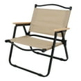 thumbnail image 3 of Petite Chaise Pliante d'Extérieur Facile à Transporter Siège Chaise de Rangement pour Extérieur Plage Jardin, 3 of 9