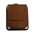 thumbnail image 3 of Funda para teléfono con cinturón y ranura para cinturón, bolsa de cintura compacta y protectora para escalada, exploración diaria, mochilerismo y marrón claro, 3 of 8