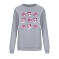 thumbnail image 6 of Women's Crewneck Shirts Christmas Sweatshirts Top Fashion Cute Xmas Printed Pullover Winter Long Sleeve Sweaters Loose Plus Size Blouses Tops, 6 of 6