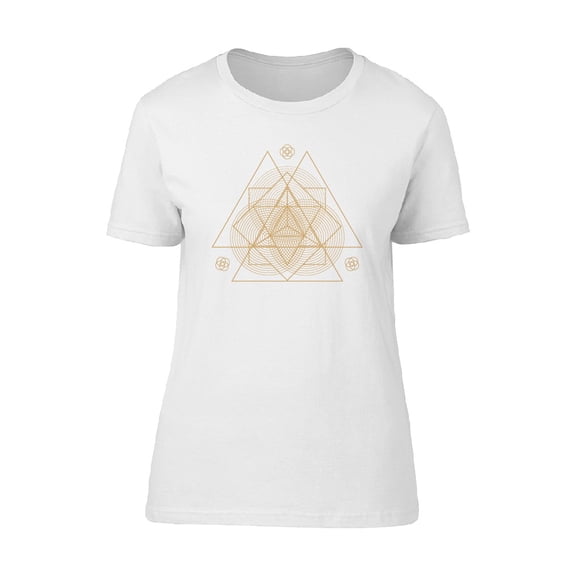 Cool Sacred Geometry Mandala Tee Women's -Image by Shutterstock