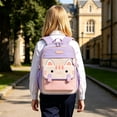thumbnail image 2 of WAYUTE Backpack for Kids Back to School Backpacks with Cute Cat Design Breathable Waterproof Lightweight Large Capacity Bookbag Casual Outdoor Travel, 2 of 5