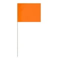 thumbnail image 5 of Marking Flags Florescent Orange 2" X 3" Flag With 12" Wire Staff (100 Flags), 5 of 5