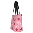 thumbnail image 4 of Gaeub Strawberry and Ladybugs Printed Tote Bag Grocery Bag Reusable Shoulder Bag with Zip for School Kitchen Park DIY, 4 of 9